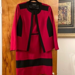 Black Label by Evan Picone Size 10 Dress Ensemble